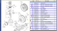 Una fodera Kit Flywheel For ISUAU 4HK1 ZX200-3 ZX240-3 SH210 di 8973627560 motori